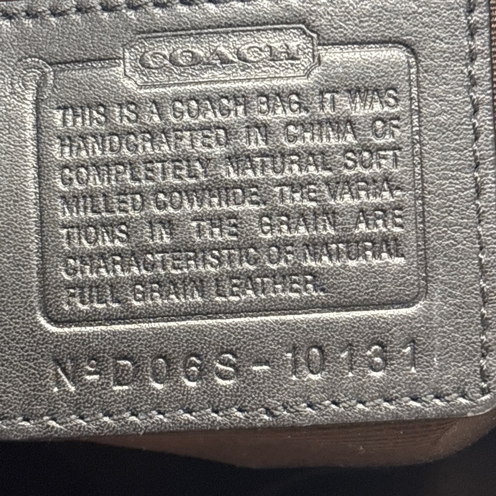 Coach 2006 Black Chelsea Pebbled Leather Shoulder Hobo Bag - Picture 11 of 14